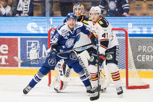 Leksands Tobias Forsberg och Djurgårdens Alexander Falk