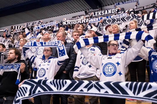 Leksand superstars i ishockeymatchen i SHL mellan Leksand