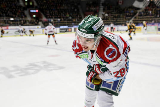Frölundas Johan Sundström  gjorde sig illa