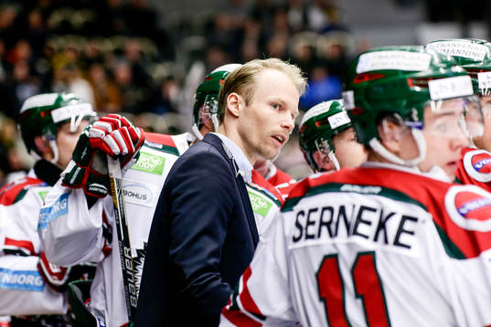 Frölundas assisterande tränare Johan Lundskog