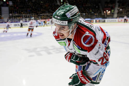 Frölundas Johan Sundström  gjorde sig illa