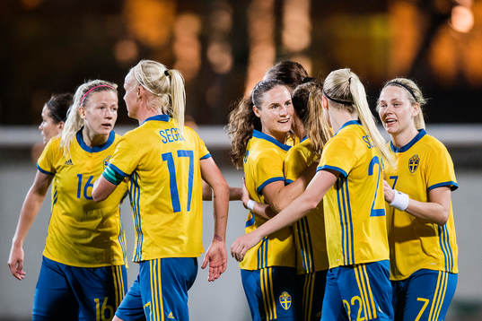 Sveriges Hanna Glas, Caroline Seger, Hanne Gråhns, Olivia