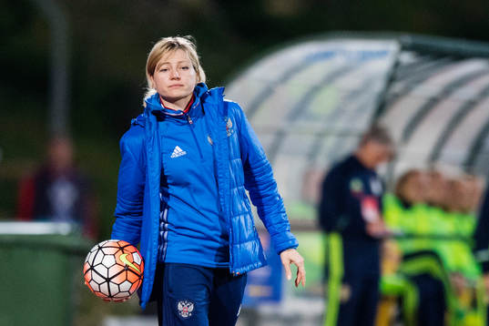 Rysslands förbundskapten Elena Formina