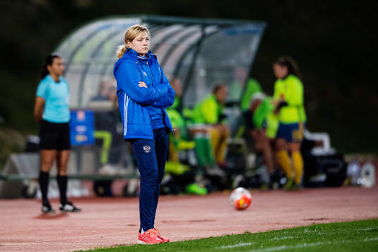 Rysslands förbundskapten Elena Formina