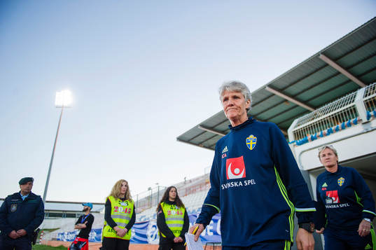 Sveriges förbundskapten Pia Sundhage