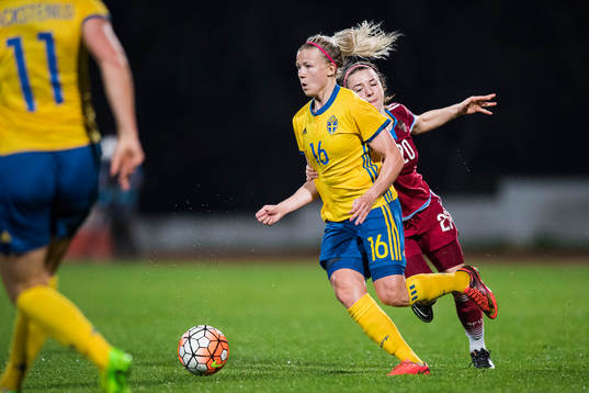 Sveriges Hanna Glas och Rysslands Ksenia Kovalenko