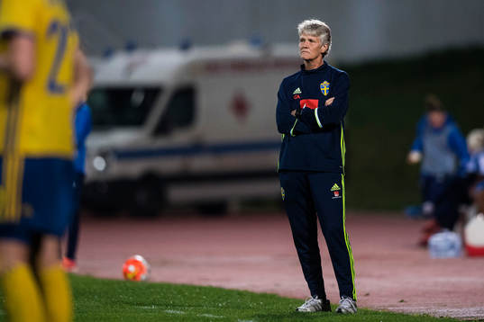 Sveriges förbundskapten Pia Sundhage