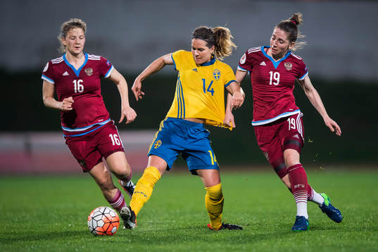 Sveriges Hanna Folkesson mot Rysslands Anastasia Pozdeeva