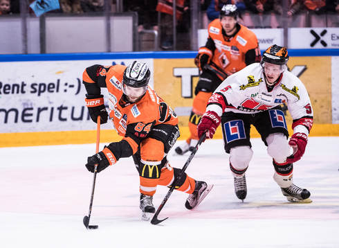 Karlskronas Jimmy Andersson  och Örebros Gustav Backström