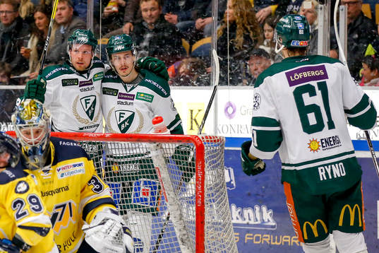 Färjestads Joakim Nygård jublar