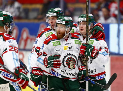 Frölundas Robin Figren jublar