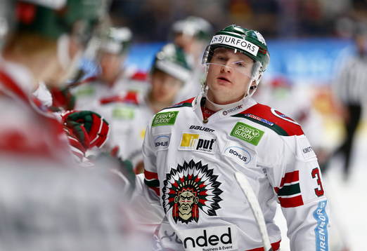 Frölundas spelare jublar