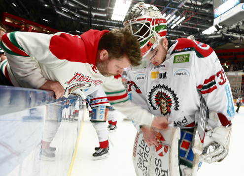 Frölundas målvakt Johan Gustafsson