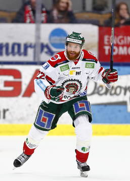 Frölundas Robin Figren jublar