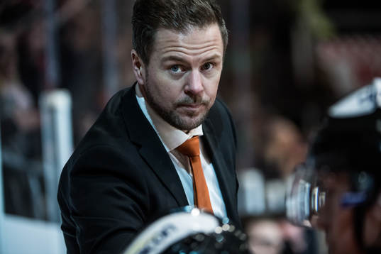 Karlskronas assisterande tränare Mikael Aaro