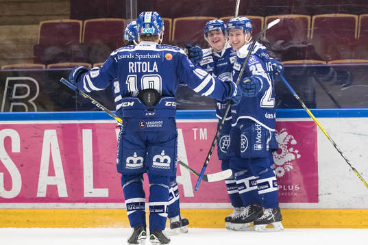 Leksands Johan Porsberger jublar