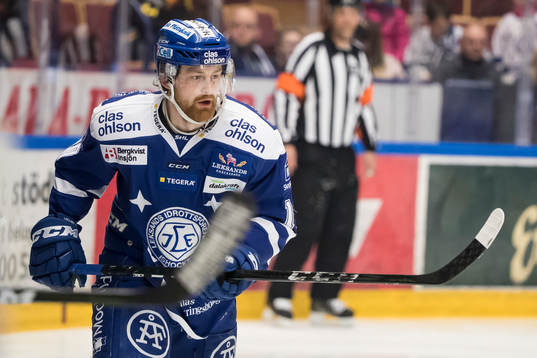 Leksands Mattias Ritola i ishockeymatchen i SHL mellan