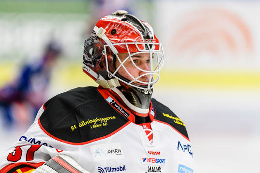 Malmö Redhawks målvakt Tim Hultstrand