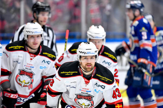 Malmö Redhawks Nichlas Hardt jublar