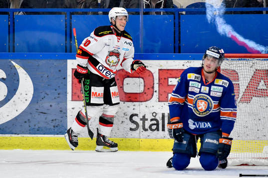 Malmö Redhawks Erik Forssell jublar