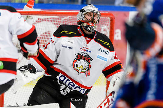 Malmö Redhawks målvakt Cristopher Nihlstorp deppar