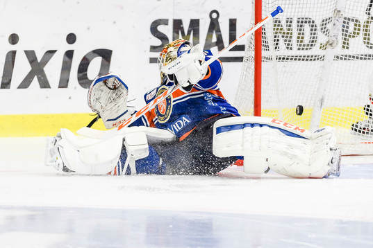 Malmö Redhawks Nichlas Hardt (ej i bild) gör mål 0-1