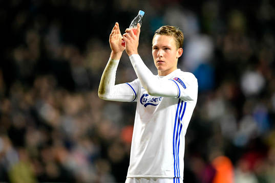 FC Köpenhamns Ludwig Augustinsson deppar