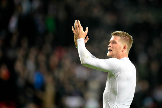 FC Köpenhamns Andreas Cornelius tackar publiken