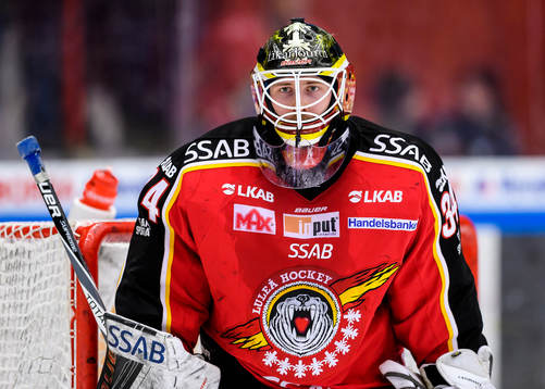 Luleås målvakt Joel Lassinatti