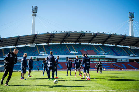 IFK Göteborg tränar på Ullevi
