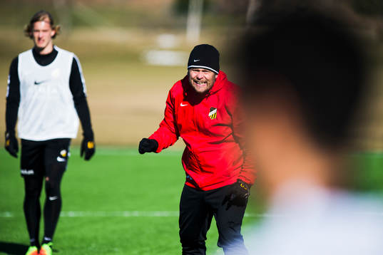 Häckens tränare Mikael Stahre