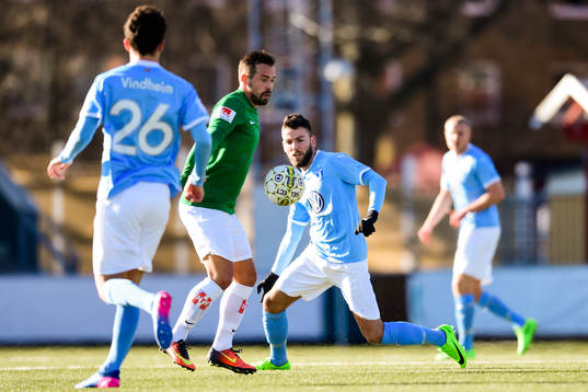 Jönköpings Jonathan Tamimi  och Malmö FFs Erdal Rakip