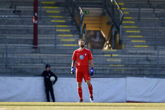 Malmö FFs målvakt Johan Wiland