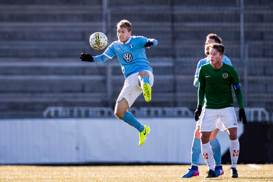 Malmö FFs Oscar Lewicki och Jönköpings Tommy Thelin