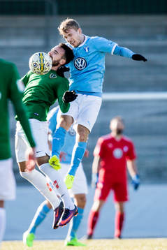 Malmö FFs Oscar Lewicki och Jönköpings Dzenis Kozica