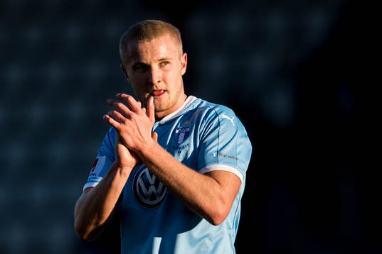 Malmö FFs Franz Brorsson tackar publiken