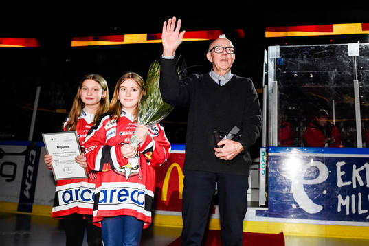 Malmö Redhawks målvakt Oscar Alsenfelt, ej i bild,