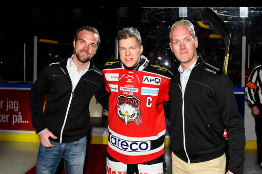 Malmö Redhawks Erik Forssell före åttondelsfinal 1 i