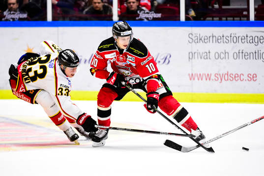 Malmö Redhawks Robin Alvarez och Luleås Christopher