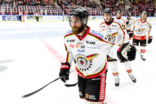 Luleås Jacob Lagacé jublar