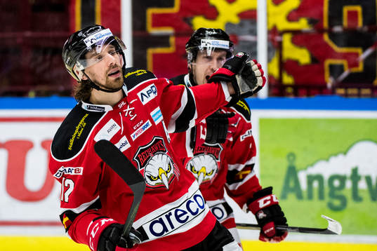 Malmö Redhawks Andreas Thuresson jublar