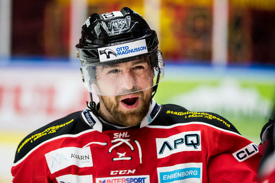 Malmö Redhawks Nichlas Hardt jublar