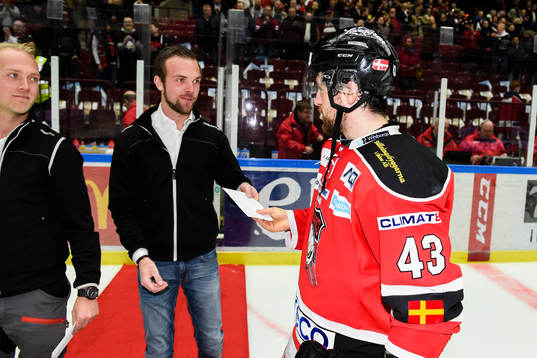 Malmö Redhawks Nichlas Hardt tilldelas pris