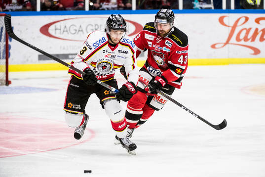 Luleås Daine Todd och Malmö Redhawks Nichlas Hardt