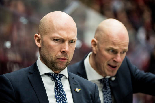 Luleås assisterande tränare Anders Burström och tränare