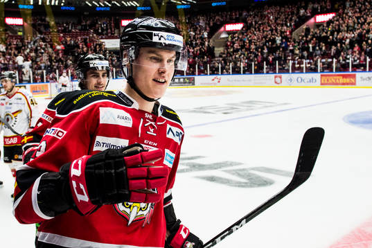 Malmö Redhawks Fredrik Händemark jublar