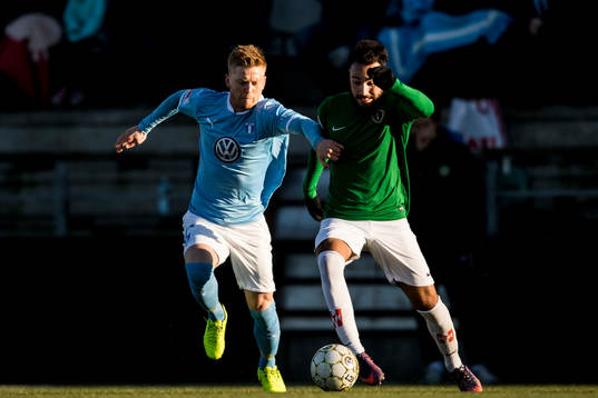 Malmö FFs Anders Christiansen och Jönköpings Dzenis
