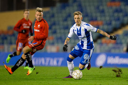 IFK Göteborgs Sören Rieks och Norrköpings Nicklas