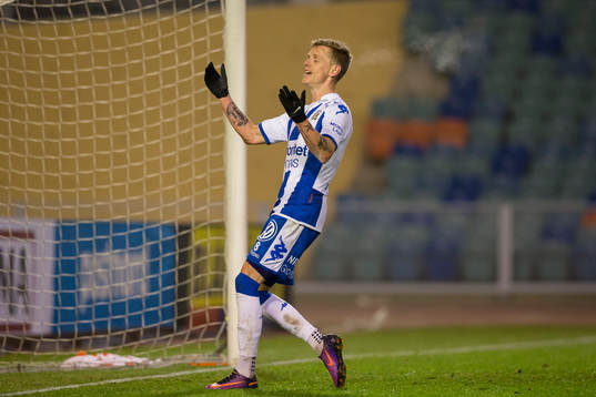 IFK Göteborgs Sören Rieks deppar