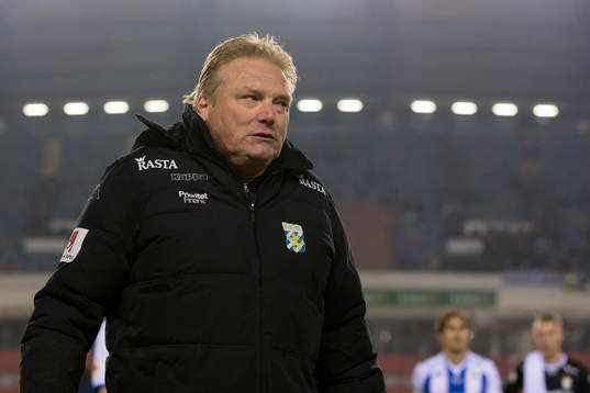 IFK Göteborgs tränare Jörgen Lennartsson  deppar